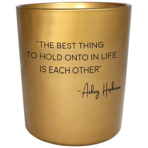 Kerze Quotes - The best thing to hold onto in life is each other