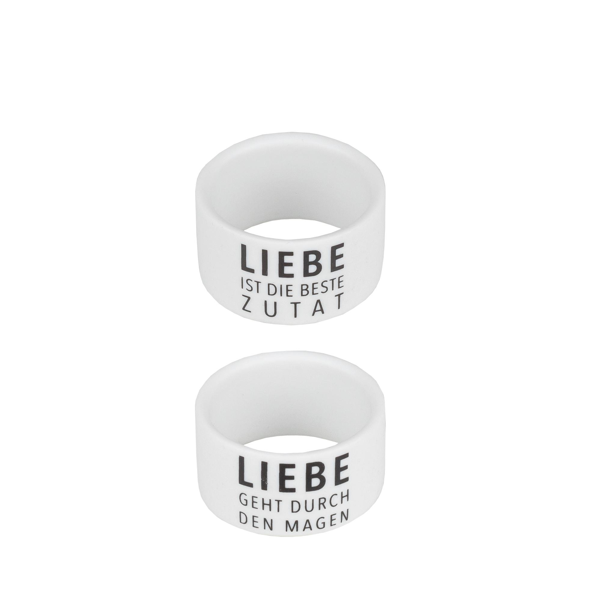 Räder Serviettenring Porzellan Liebe 2er Set
