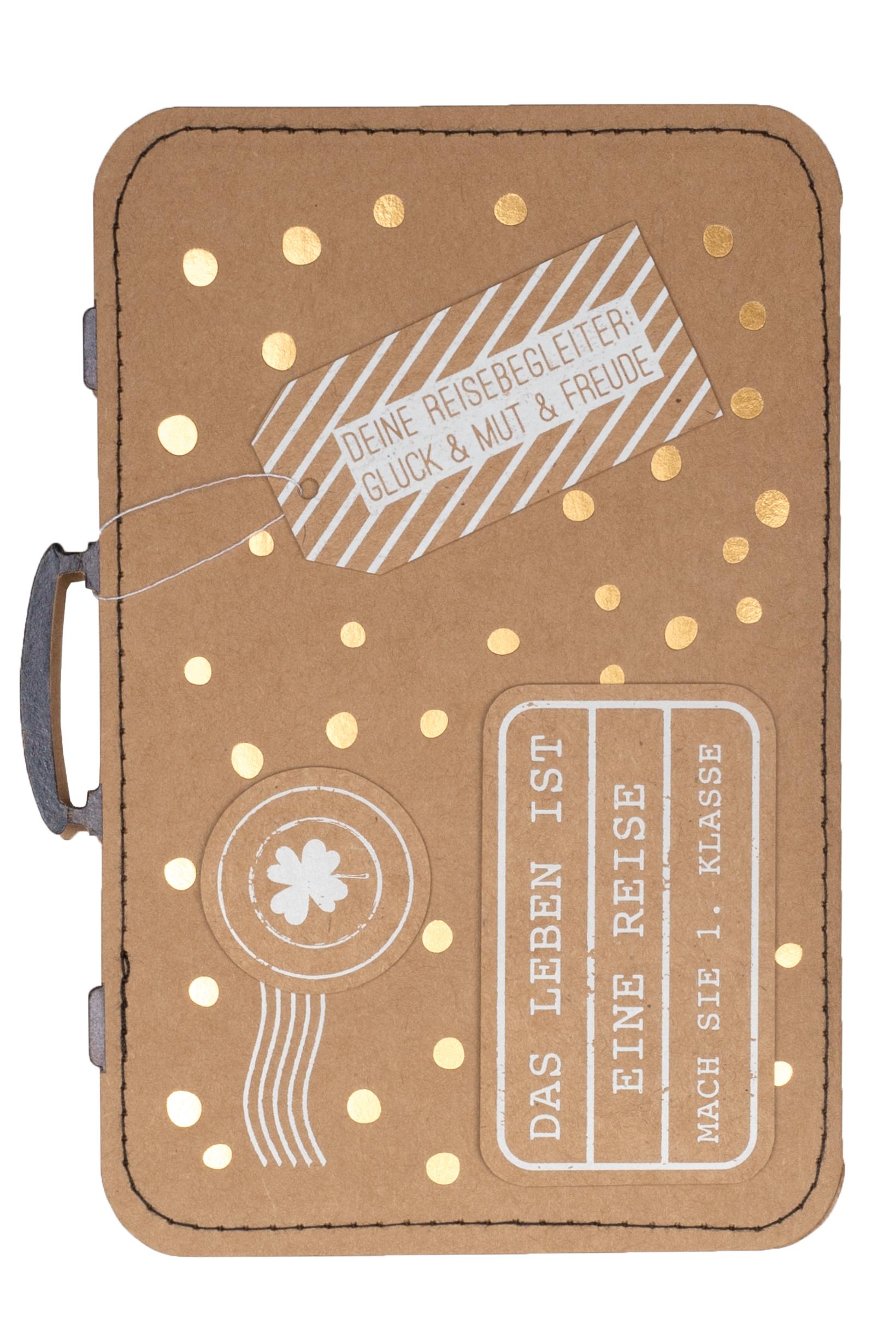 Räder Kofferkarte Das Leben ist eine Reise