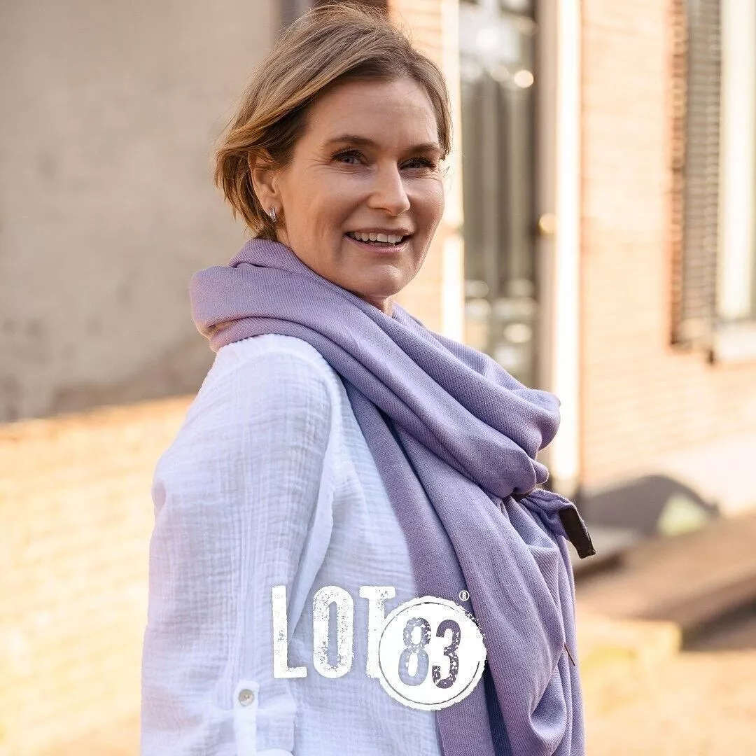 Lot83 Schal Fien Flieder