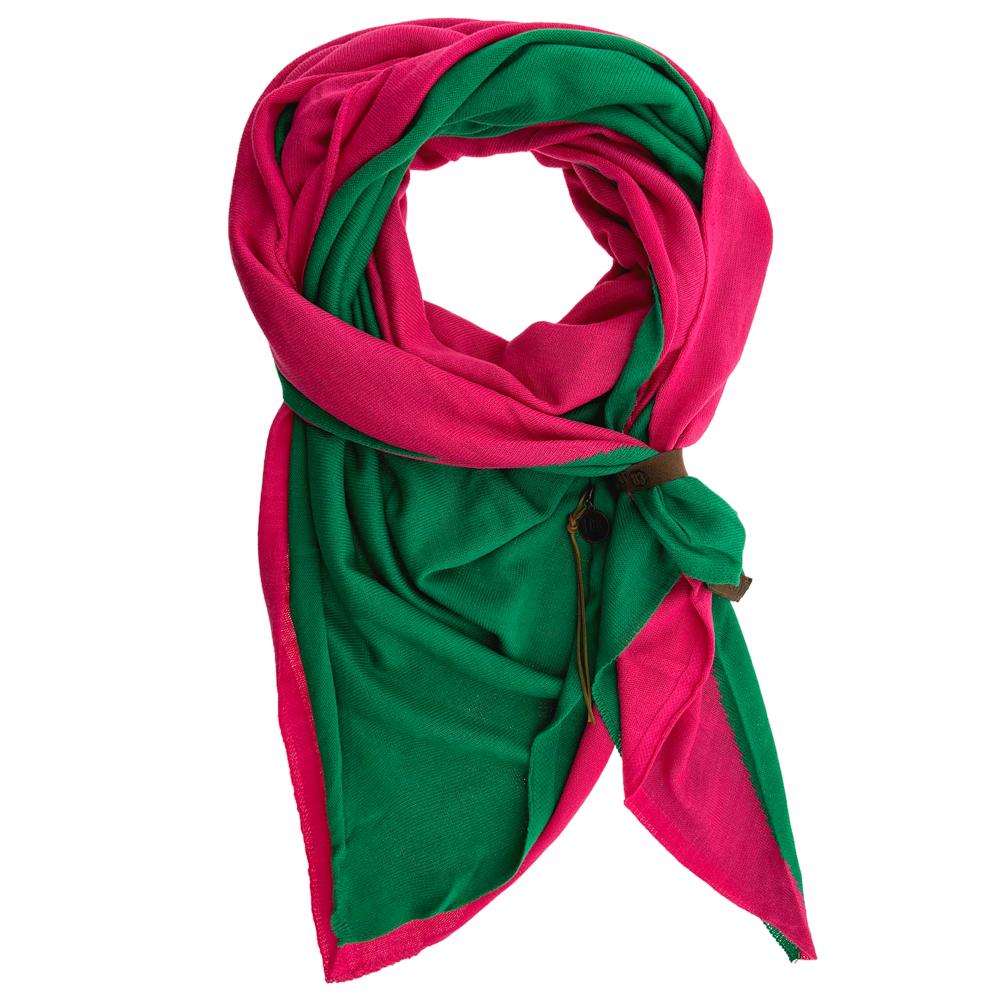 Lot83 Schal Fien Twin grün rosa