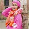 Lot83 Schal Nina Ruit Orange Pink