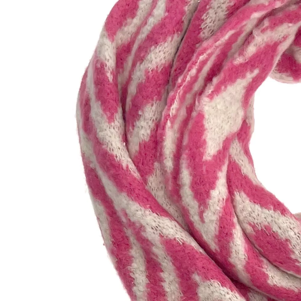 Lot83 Schal Fem artic Offwhite pink