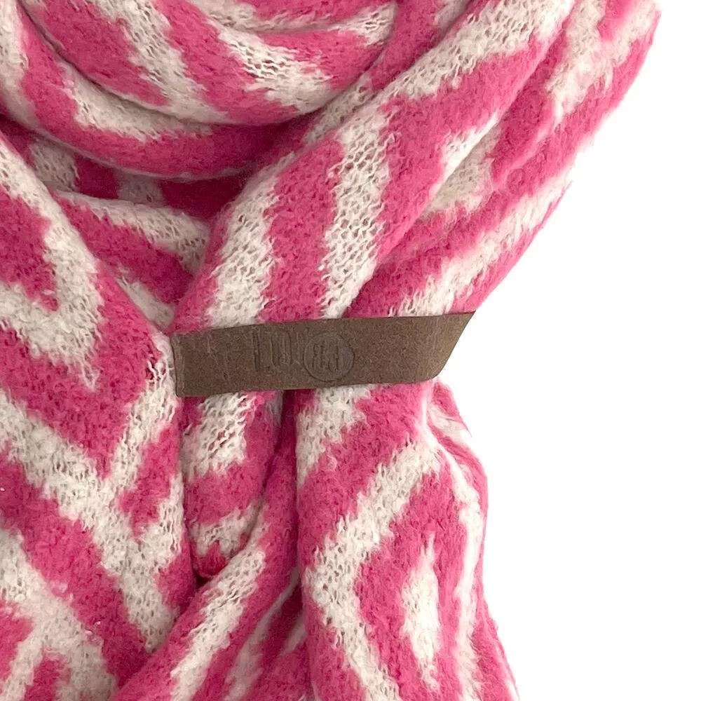 Lot83 Schal Fem artic Offwhite pink