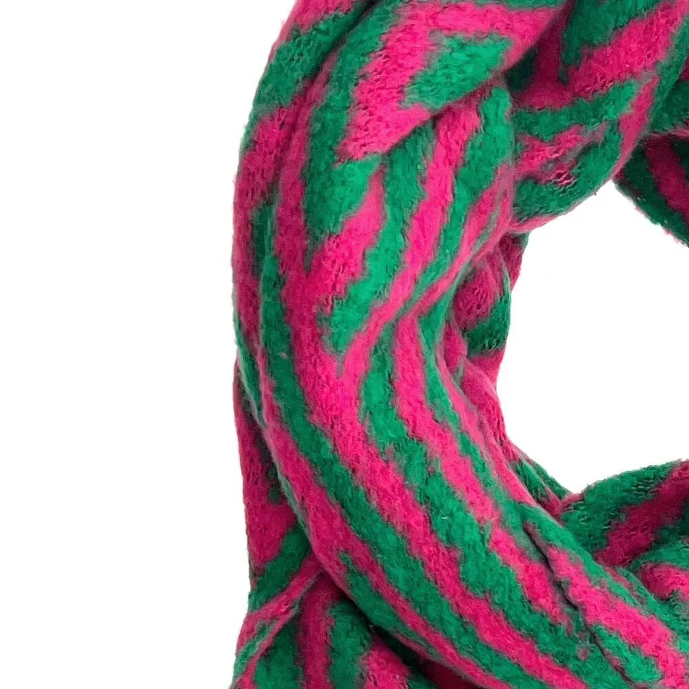 Lot83 Schal Fem artic grün pink