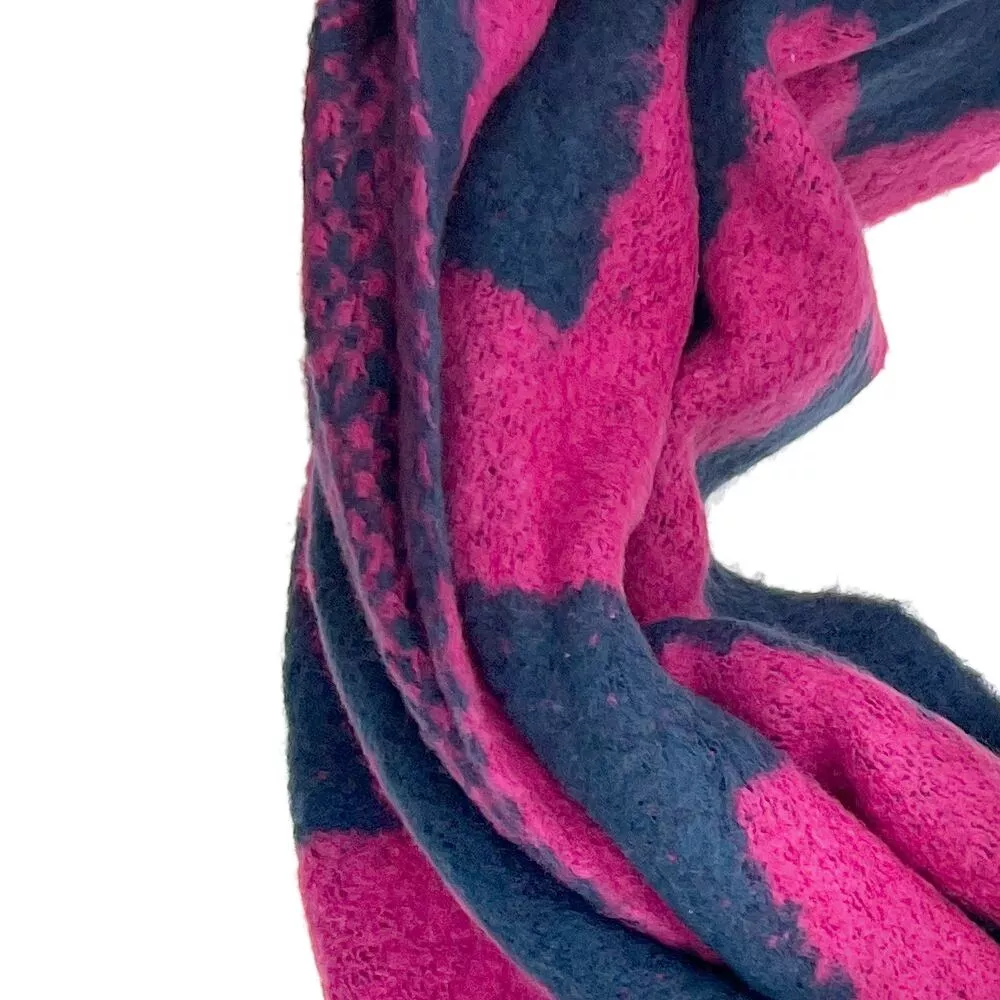 Lot83 Schal Fem Zigzac navy pink