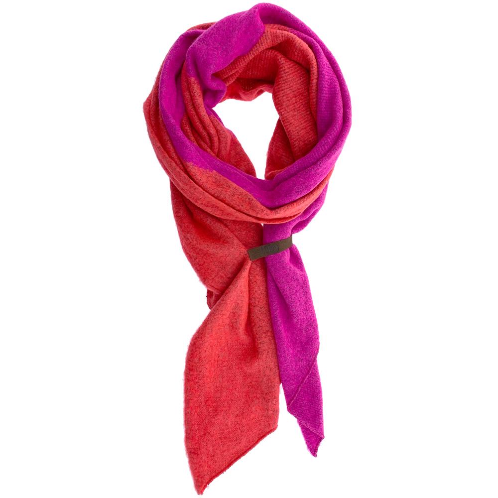 Lot83 Schal Fem Twin neonorange pink