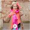 Lot83 Schal Fem Twin neonorange pink