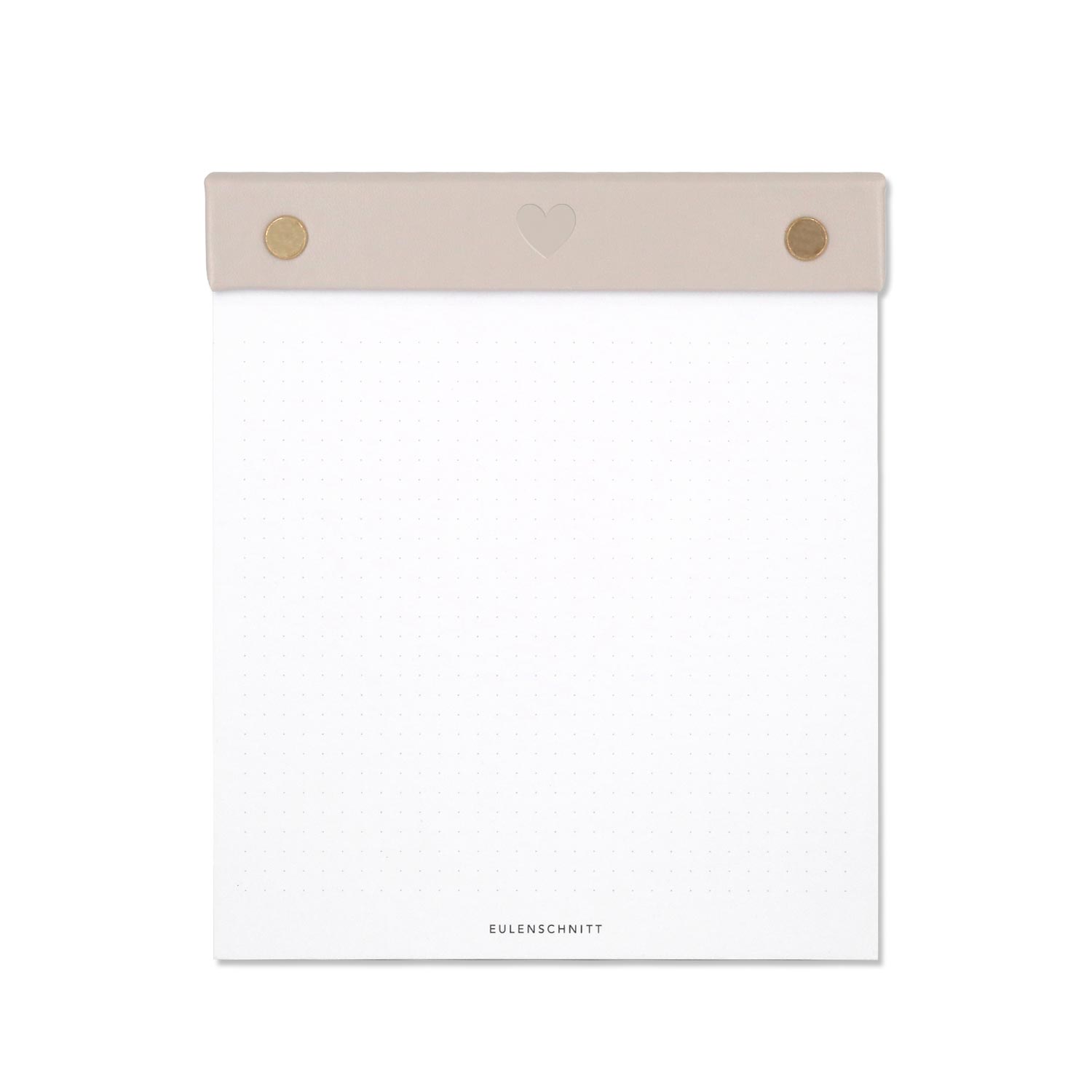 Eulenschnitt Notizblock Herz nachfüllbar