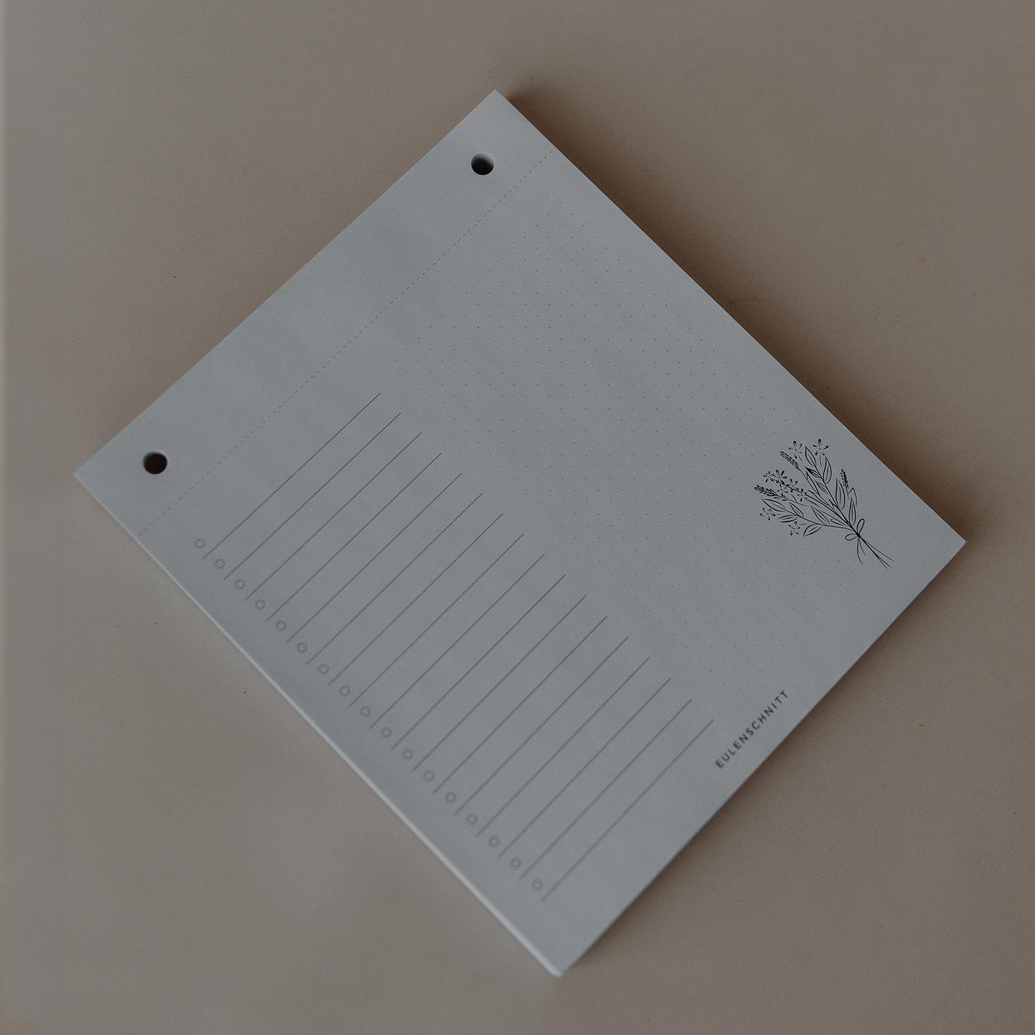 Eulenschnitt Nachfüllblock Blumenstrauß