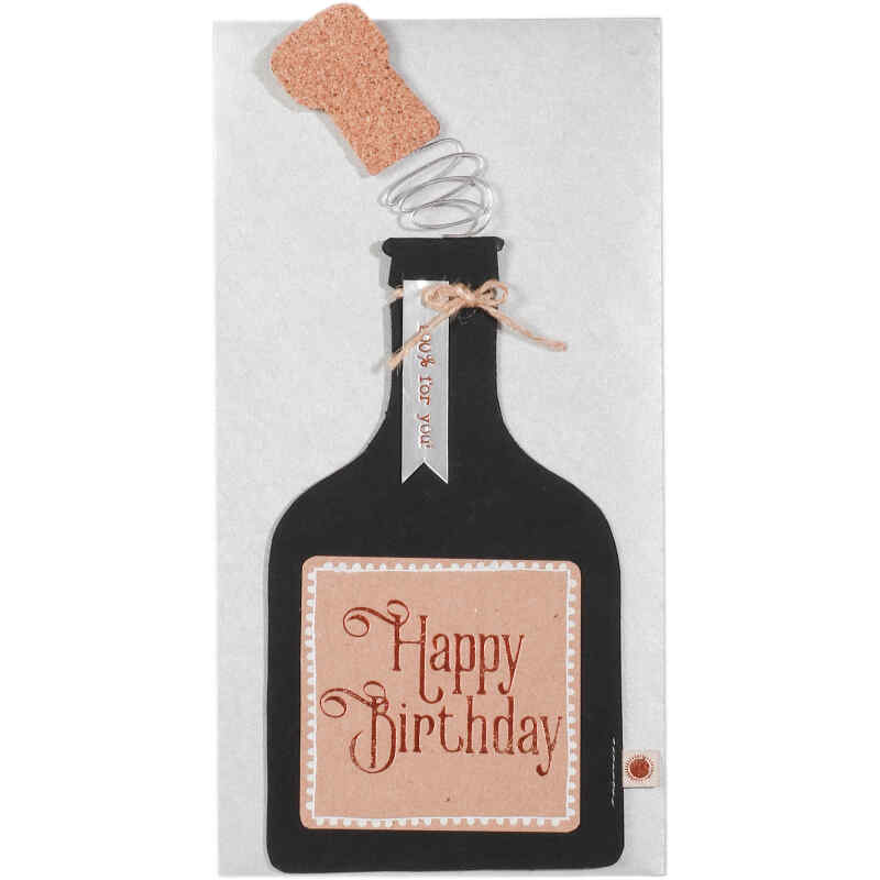 Goodoldfriends Knallkorkenkarte Happy Birthday