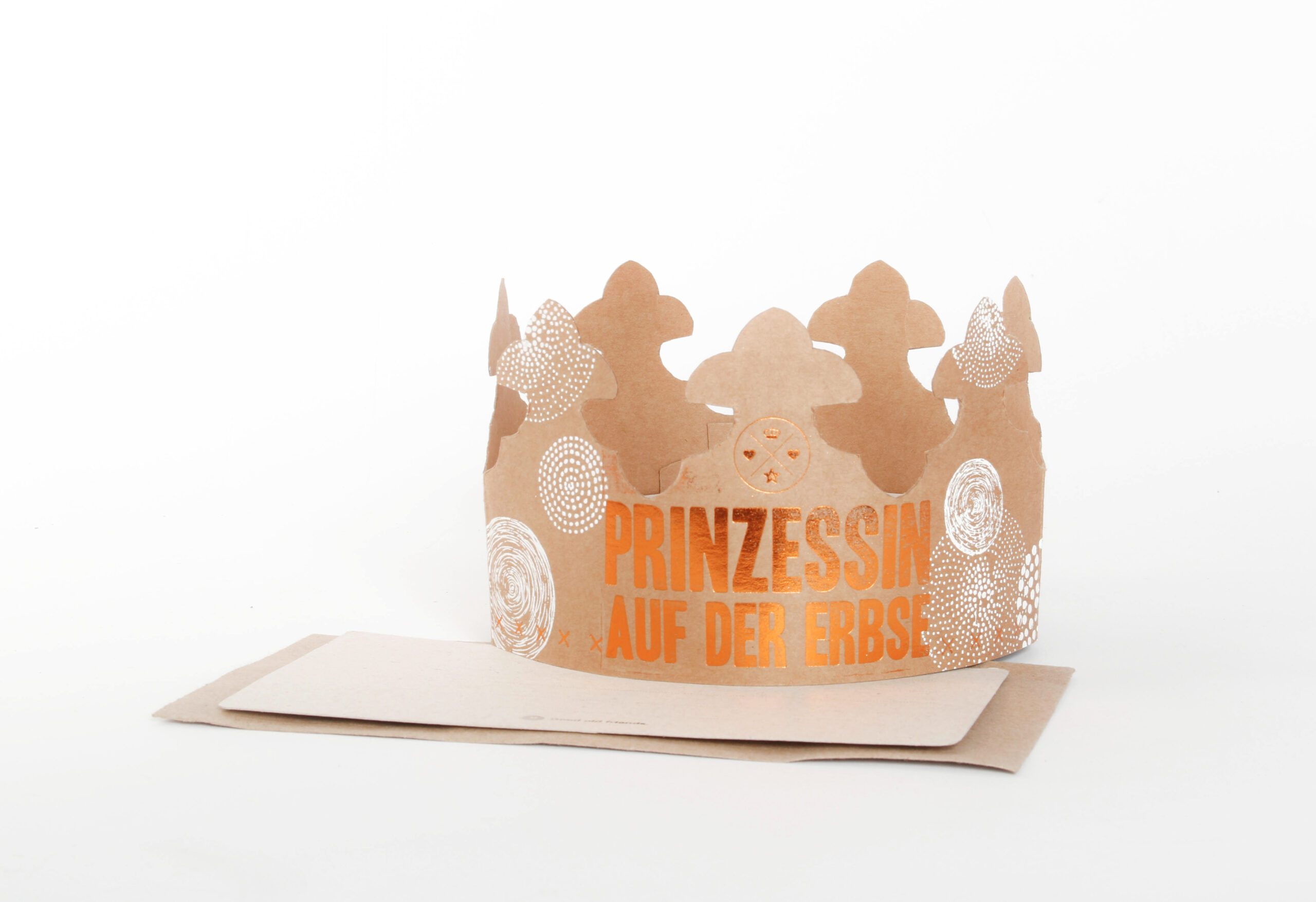 Goodoldfriends Krönchenkarte Prinzessin auf der Erbse