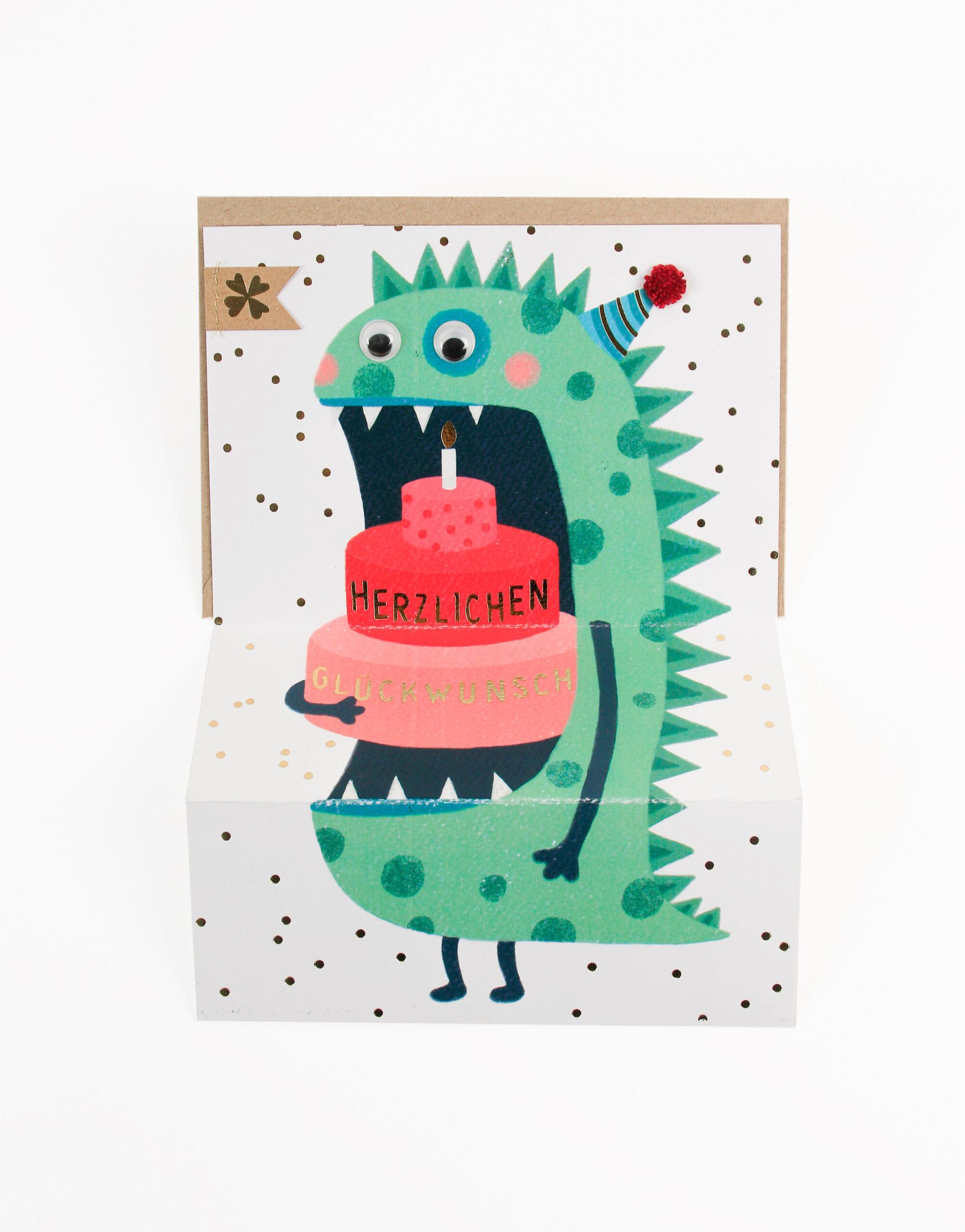 Goodoldfriends Monsterkarte Grünes Monster