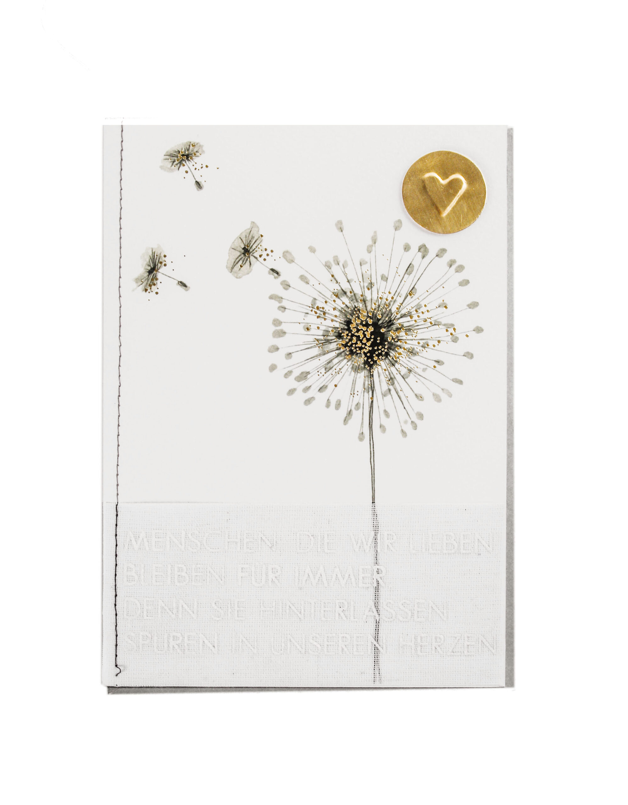 Goodoldfriends Aquarell Trauerkarte Herz