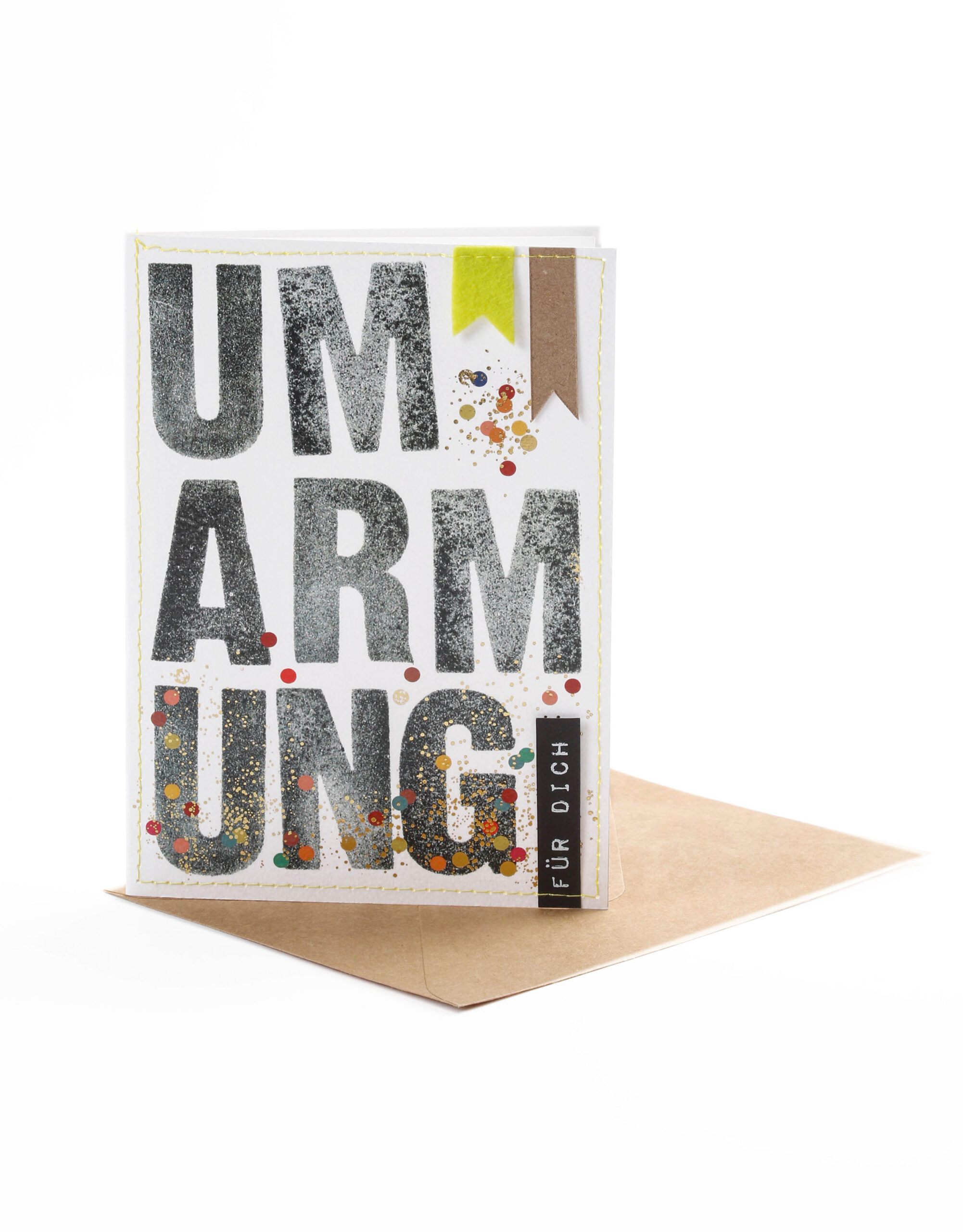 Goodoldfriends Buchstabenkarte Umarmung