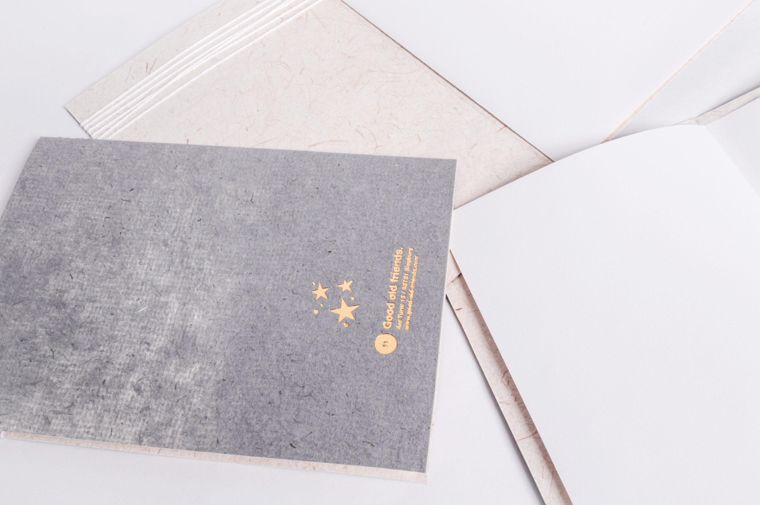 Goodoldfriends Blätter Trauerkarte Blatt