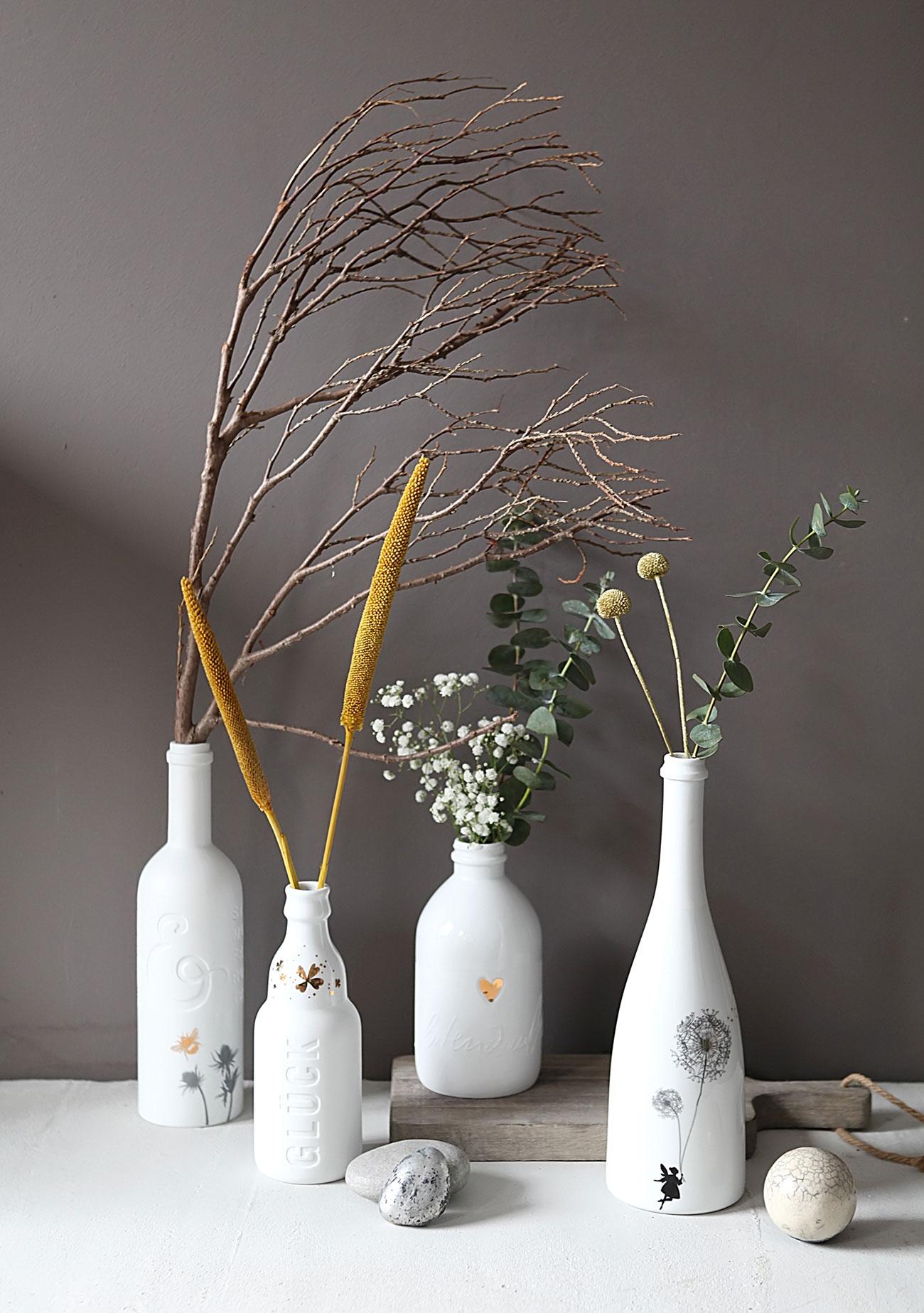 Goodoldfriends Flaschenvase Blütenzauber