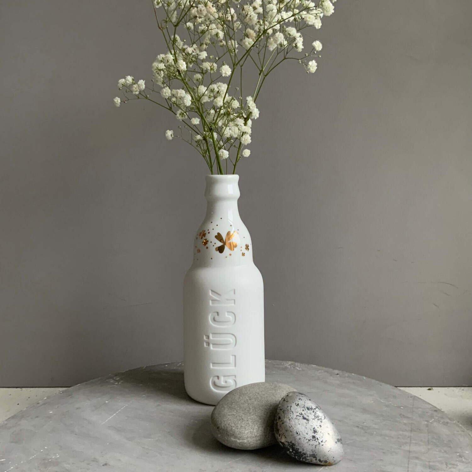 Goodoldfriends Flaschenvase Glück