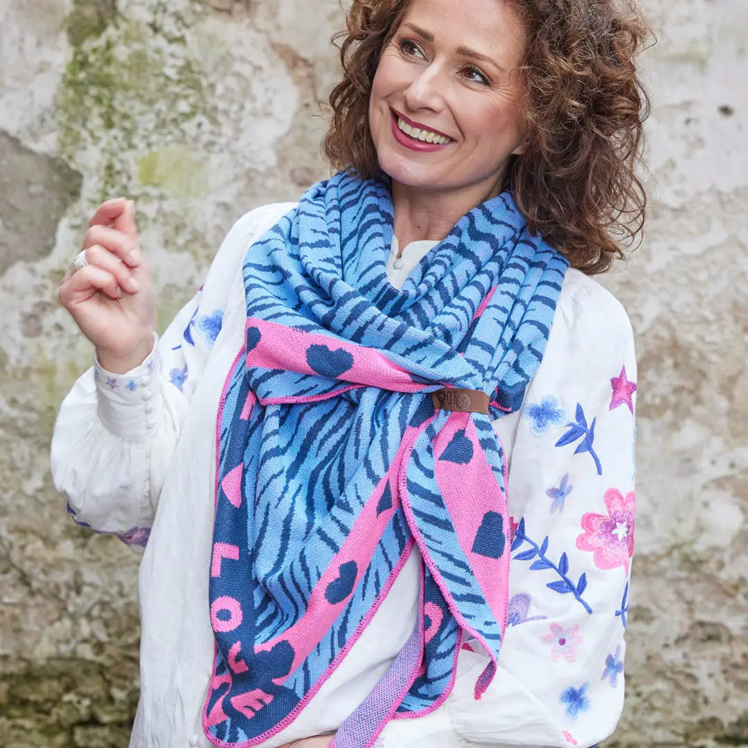 Lot83 Sommerschal Mae blau