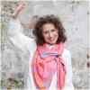 Lot83 Sommerschal Mae fuchsia orange