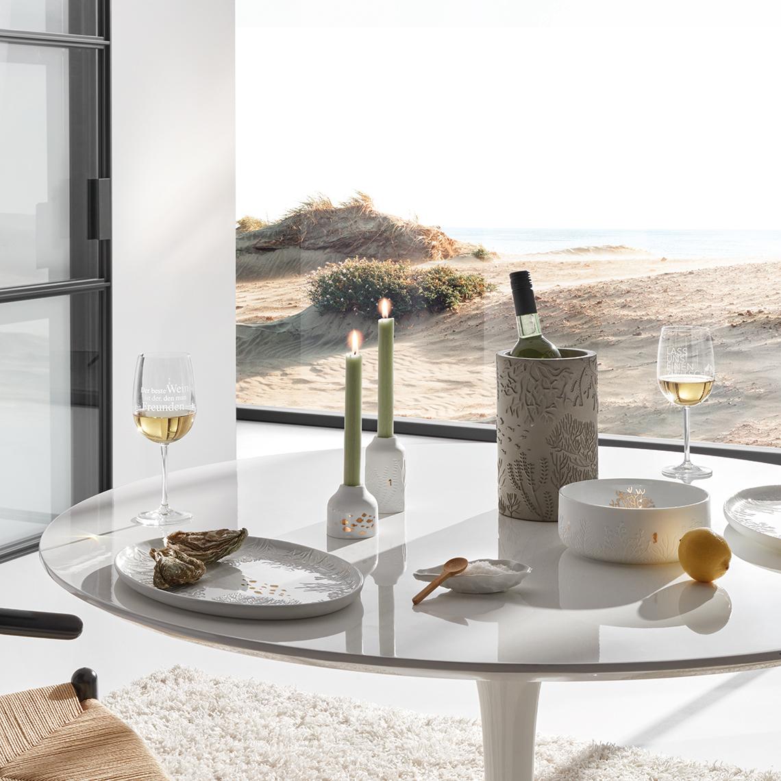 Räder Beton Flaschenkühler Fische