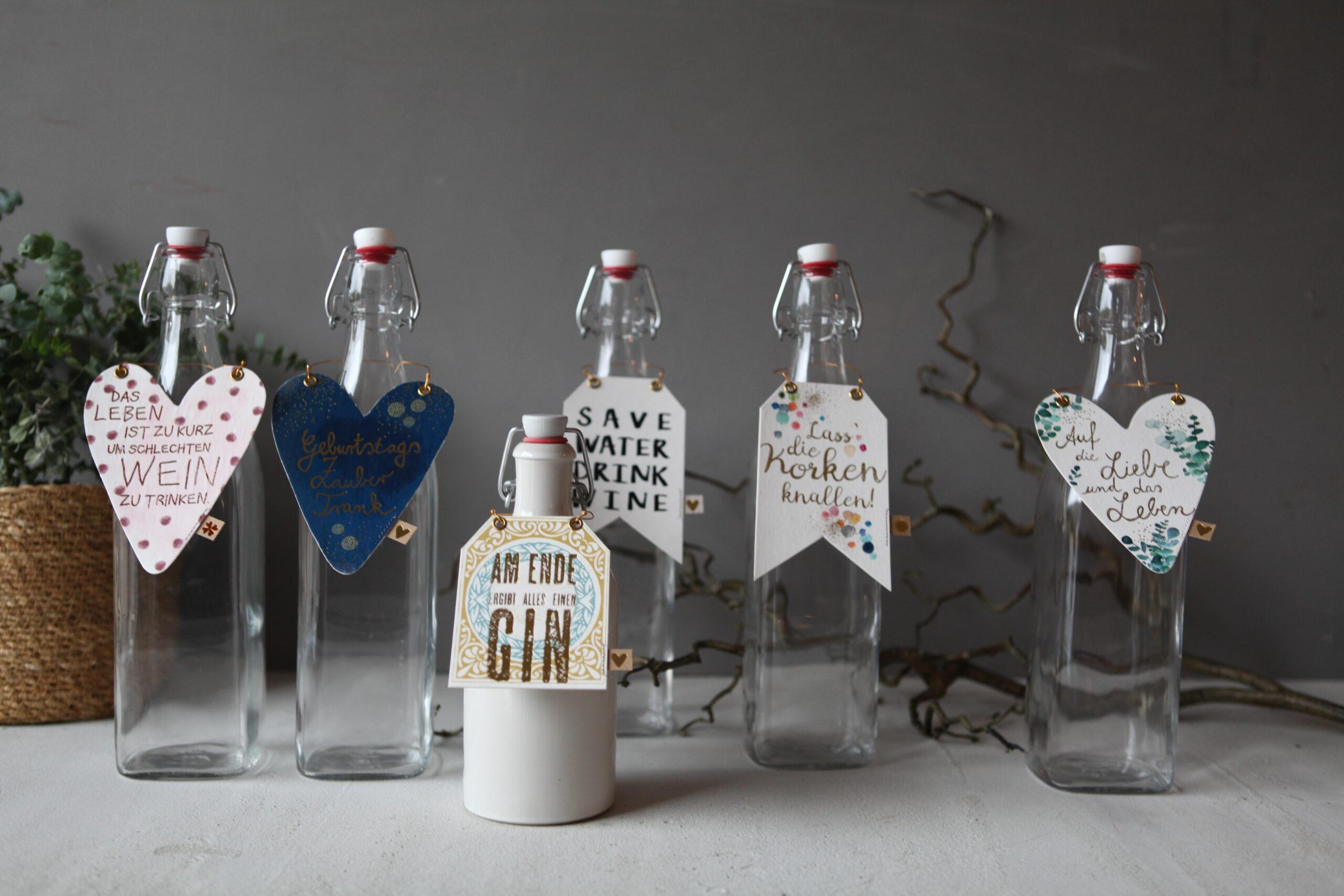 Goodoldfriends Flaschenanhänger 6 Sorten