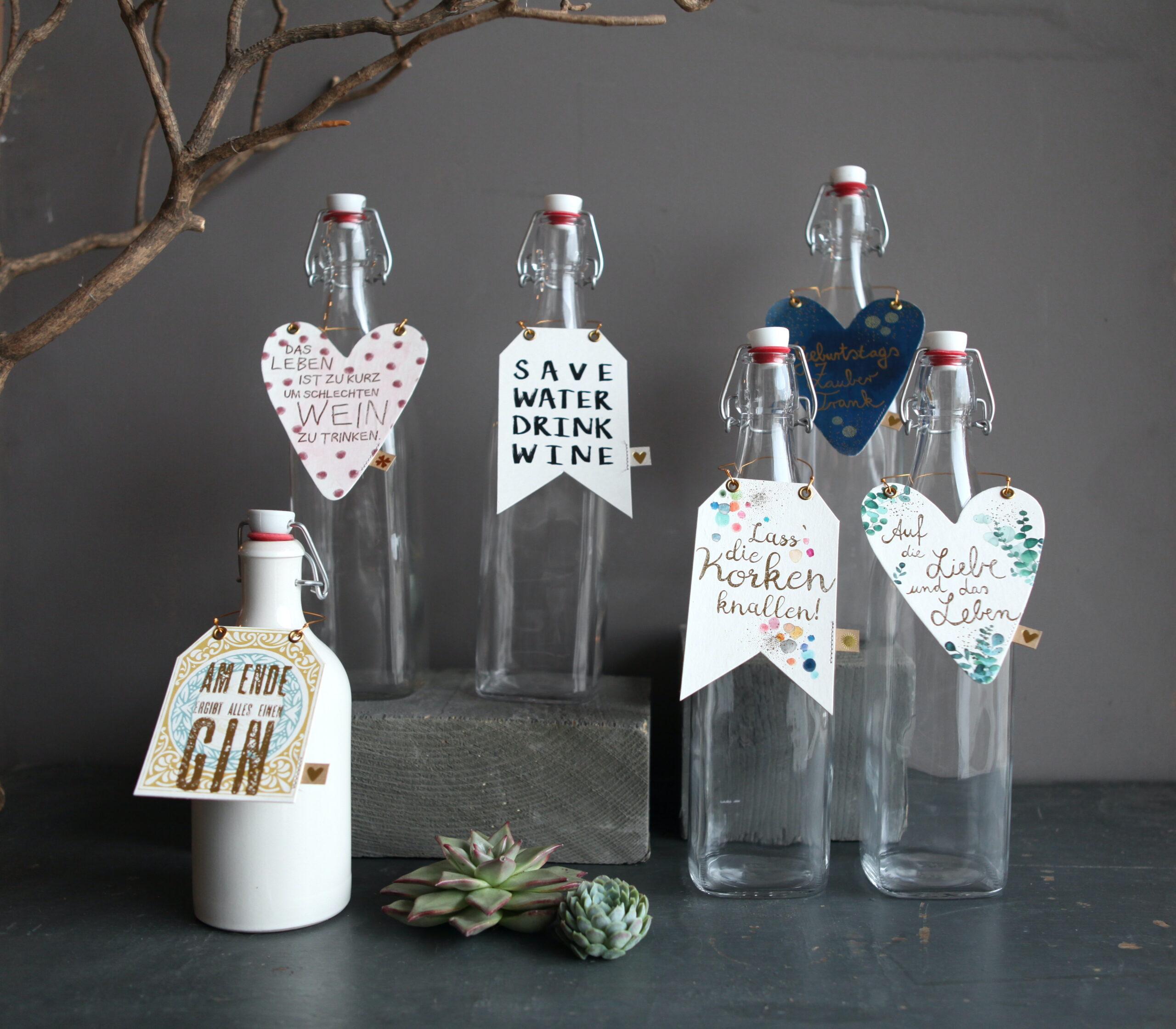 Goodoldfriends Flaschenanhänger 6 Sorten