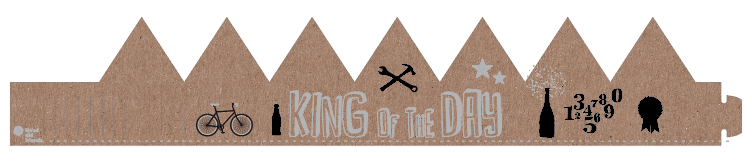 Goodoldfriends Krönchenkarte King of the day