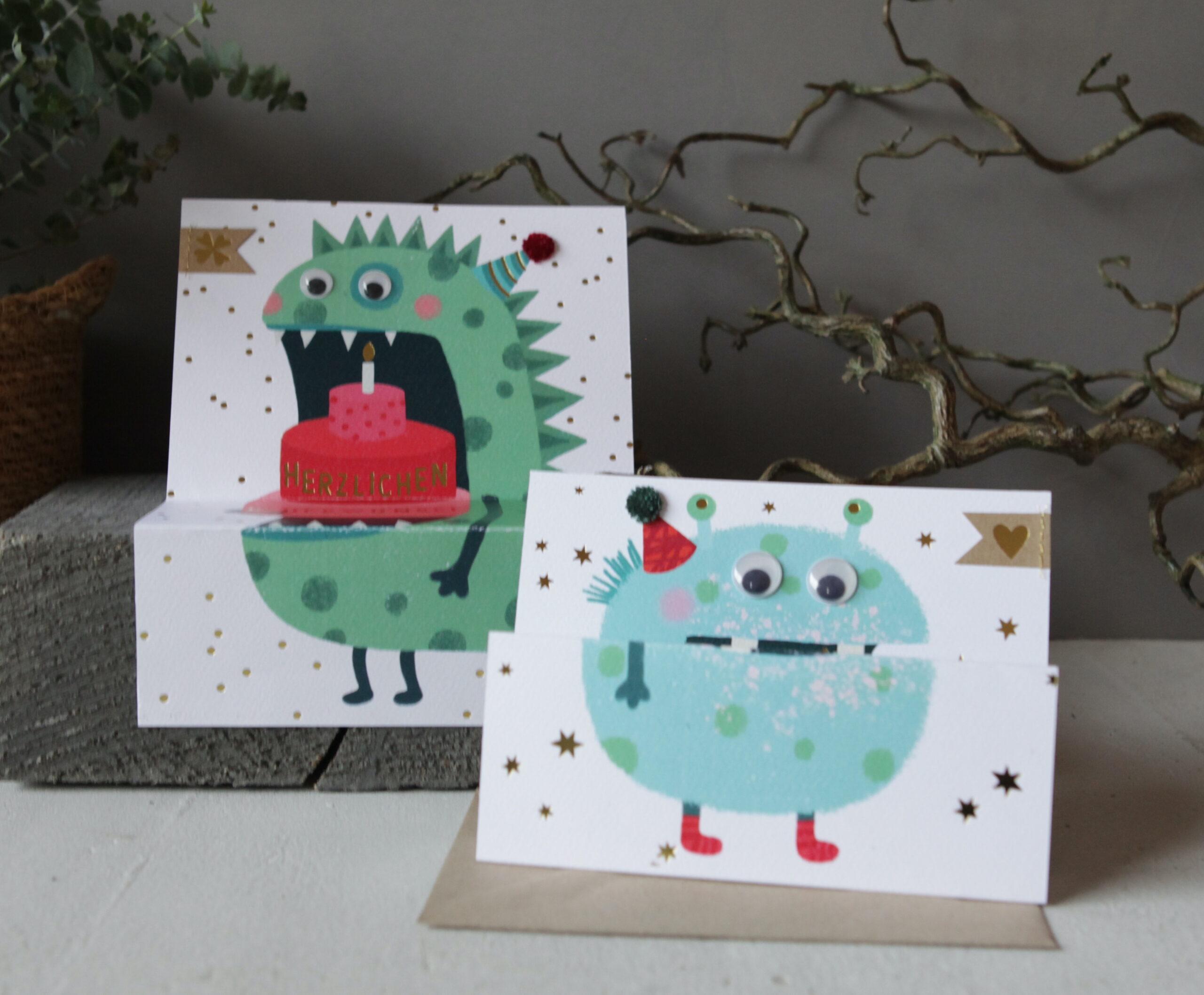 Goodoldfriends Monsterkarte Grünes Monster