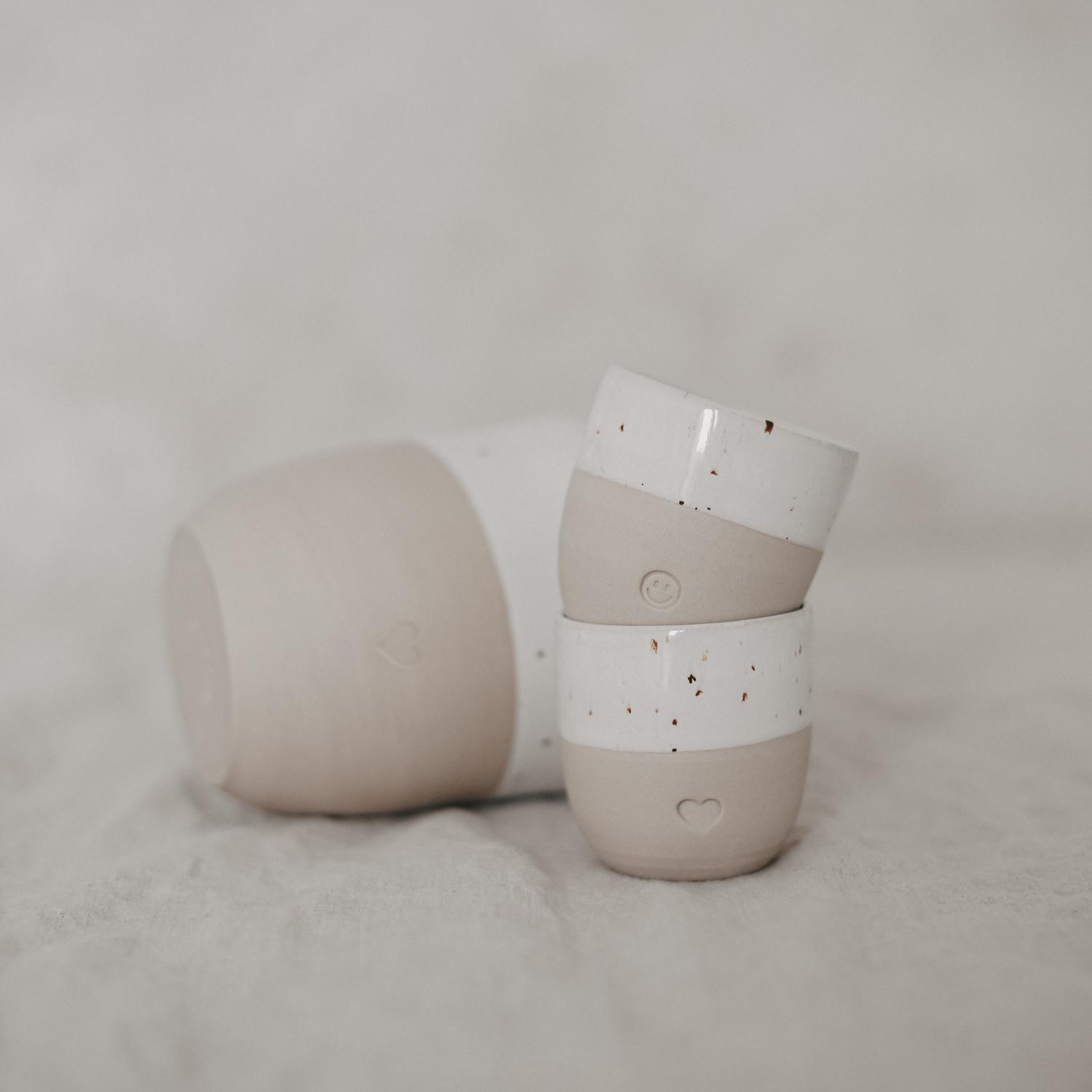 Eulenschnitt Espresso Becher Herz