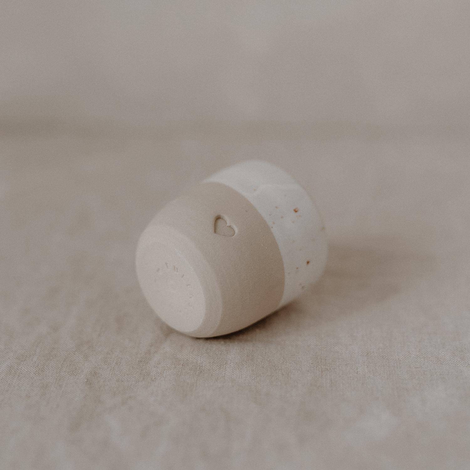 Eulenschnitt Espresso Becher Herz