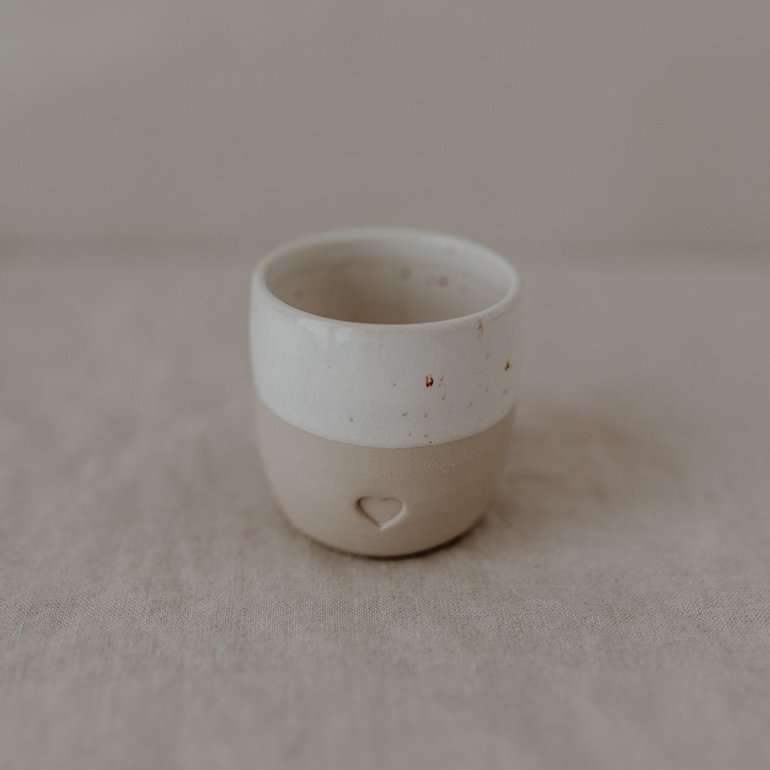 Eulenschnitt Espresso Becher Herz