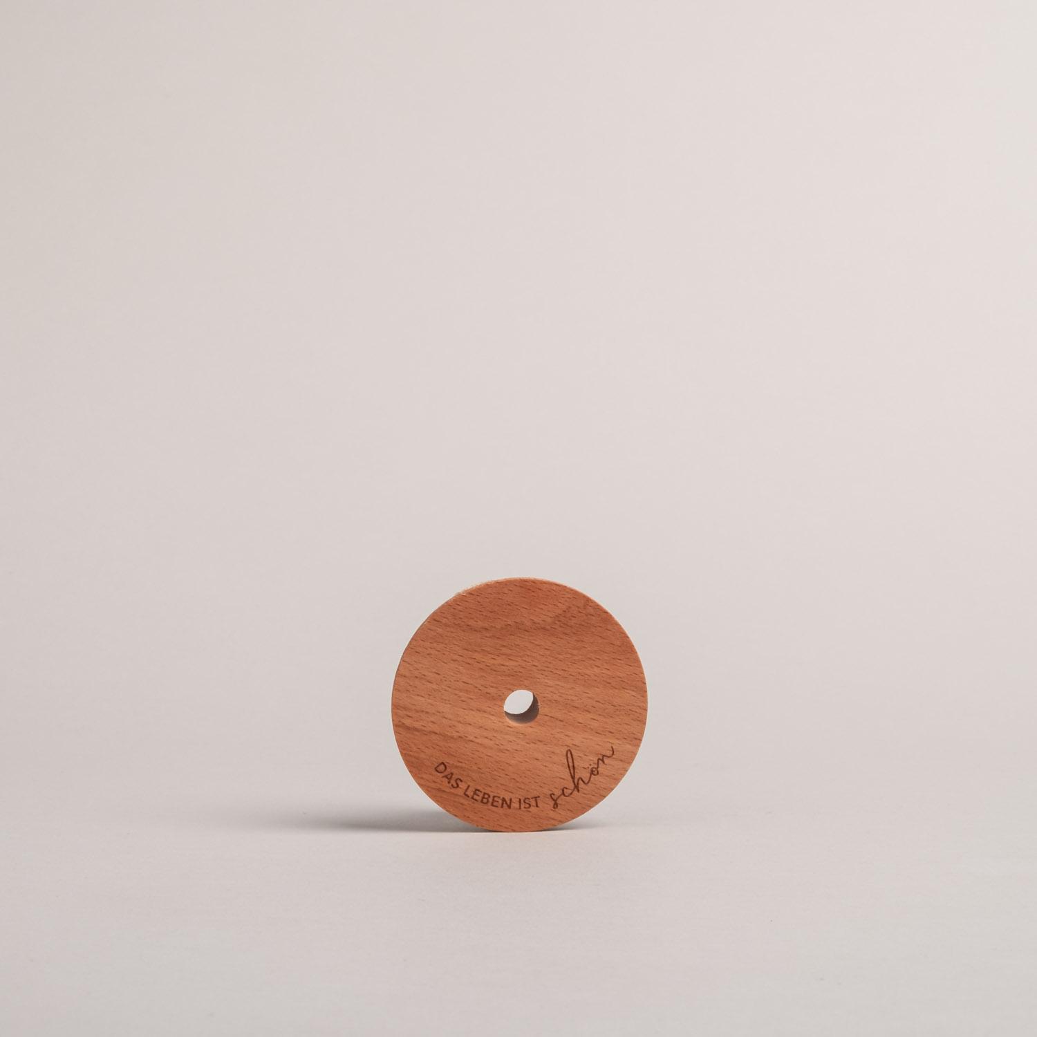 Deckel Das Leben ist schön für Hohes Trinkglas