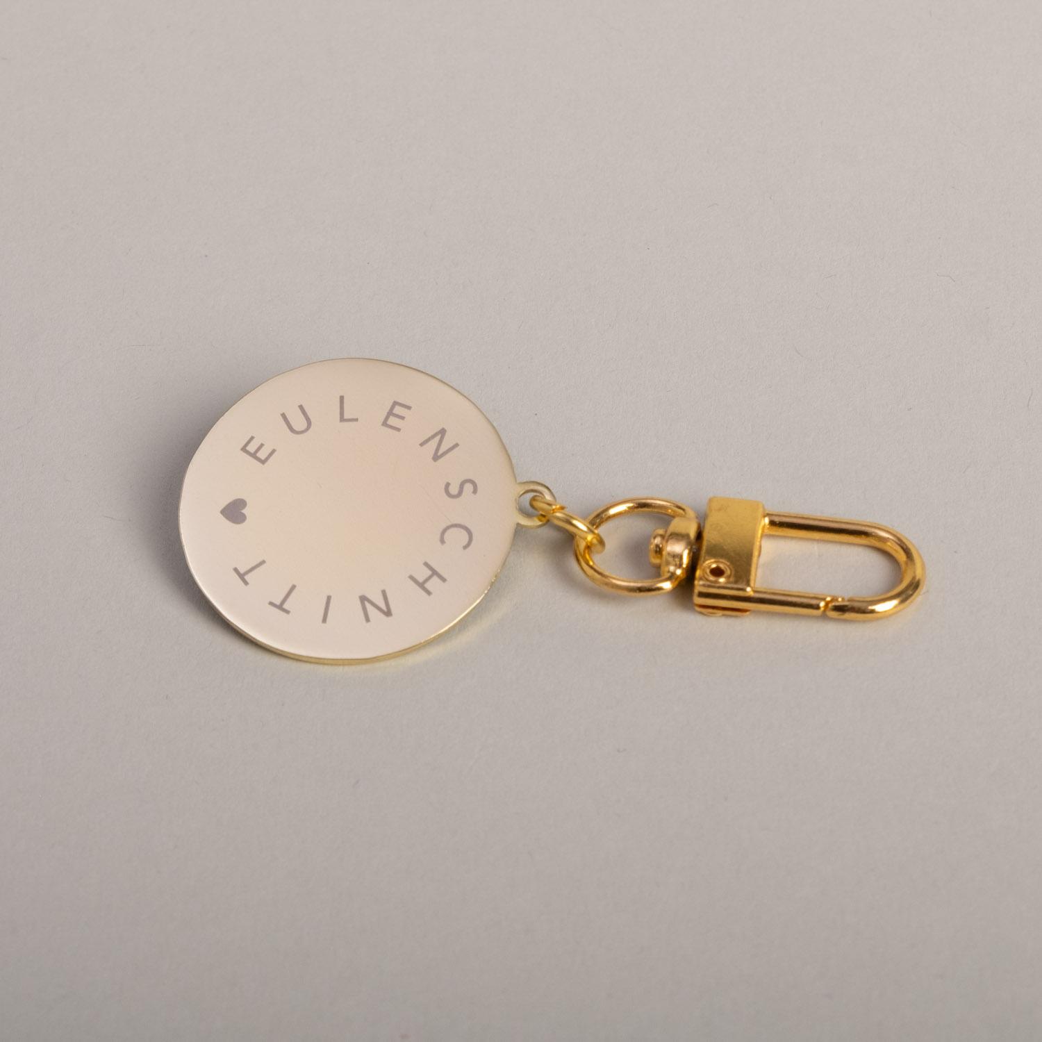 Eulenschnitt Schlüsselanhänger Love you