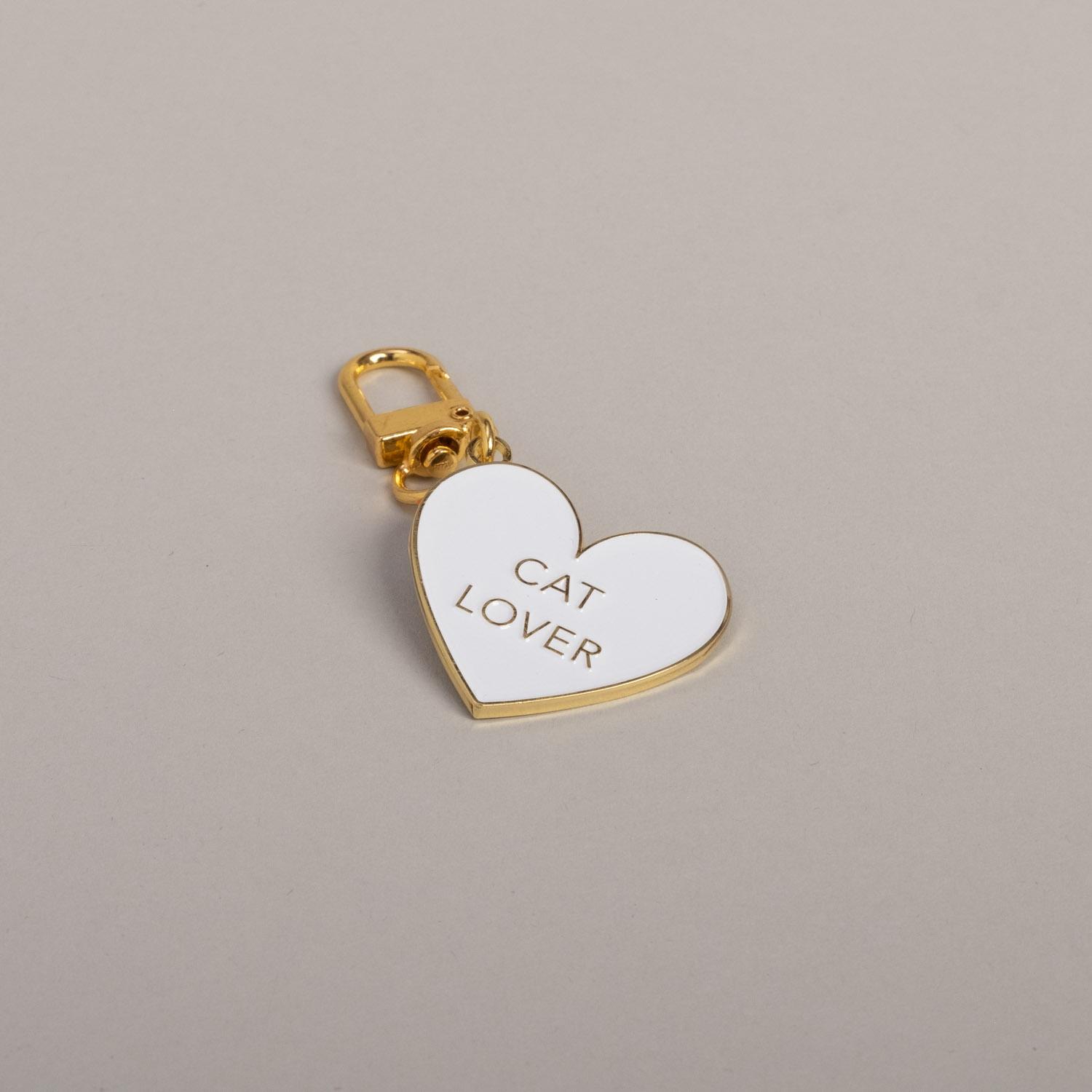 Eulenschnitt Schlüsselanhänger Cat Lover