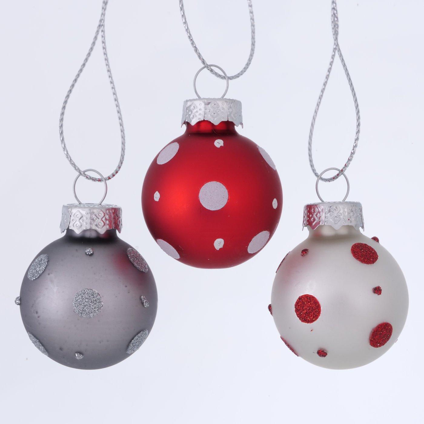 2051741-Perspektivbild Weihnachtskugel Punto 12er Set klein