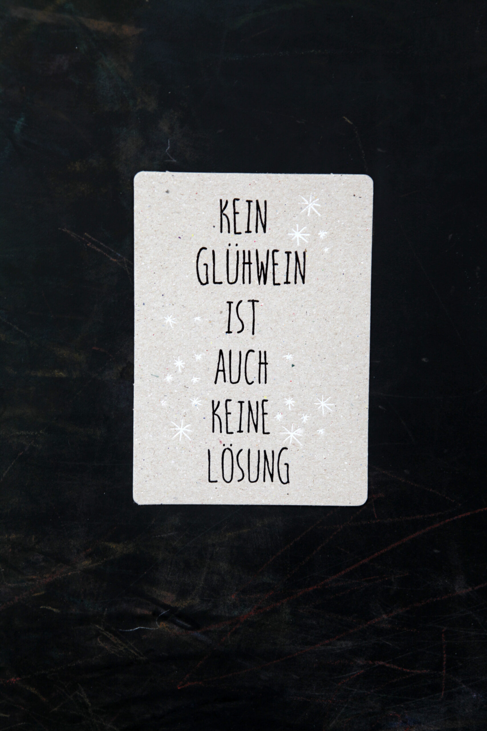 Goodoldfriends Winter Postkarte Glühwein