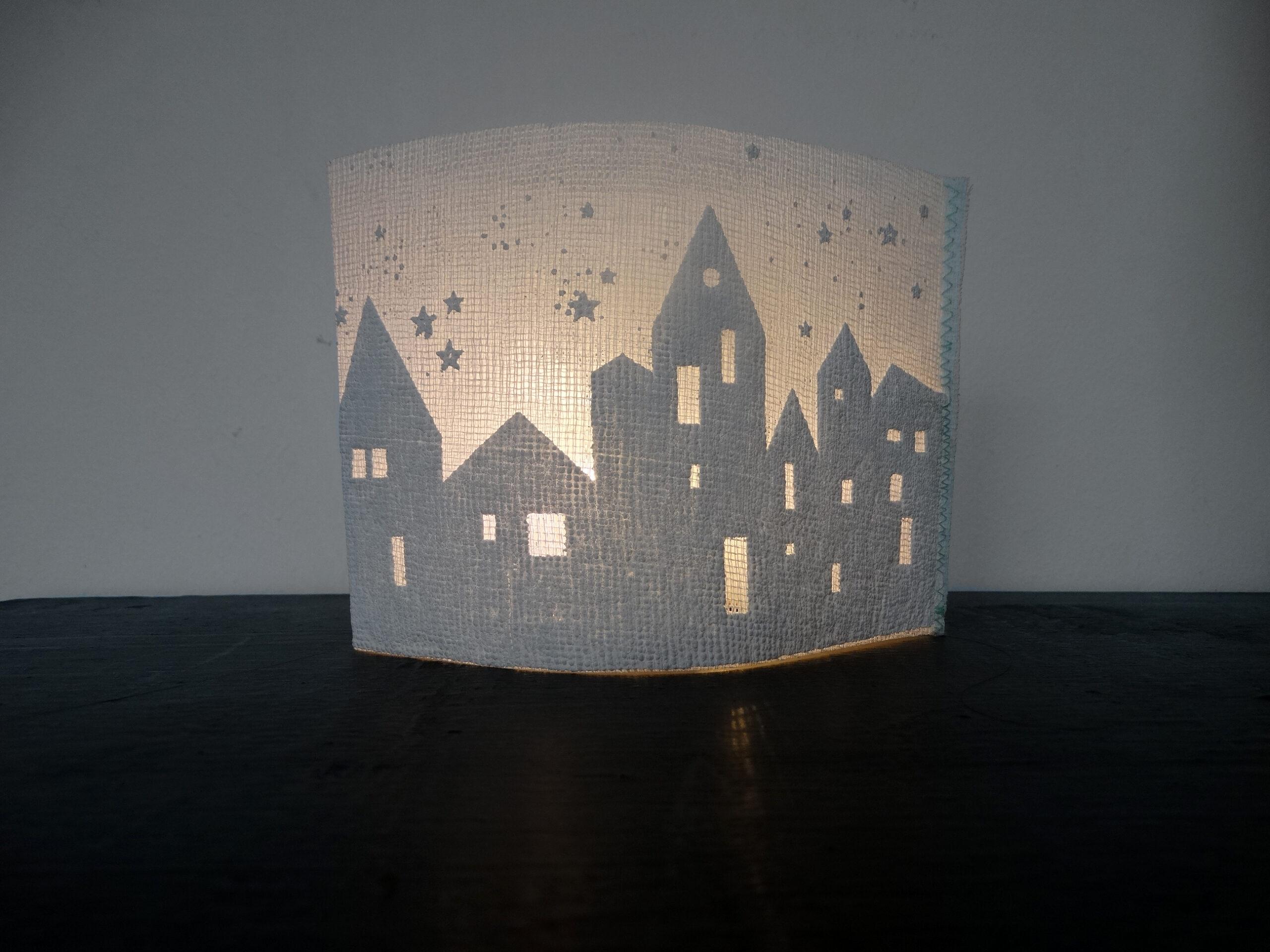 Goodoldfriends Winter Lichtpost Häuser