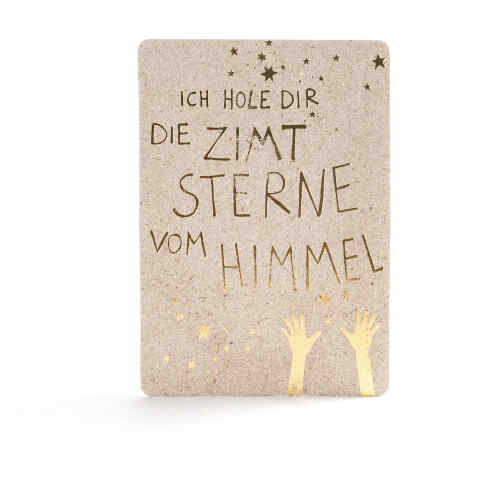 Goodoldfriends Winter Postkarte Ich hol dir die Zimtsterne