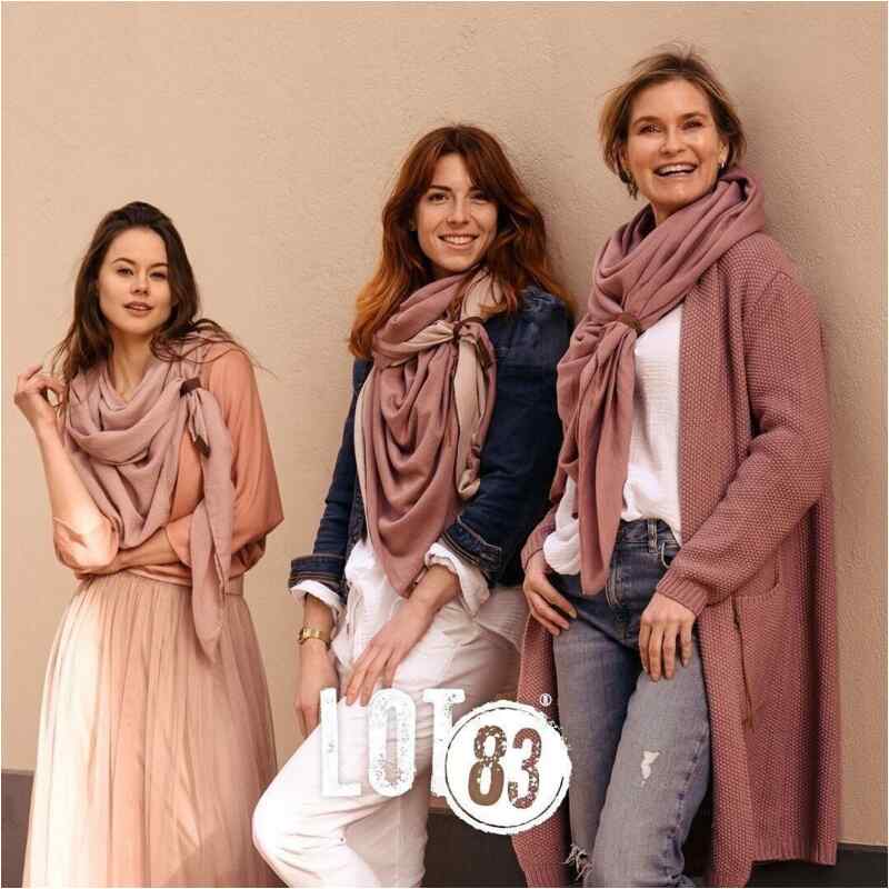 Lot83 Schal Fien Twin rosa altrosa - Image 2
