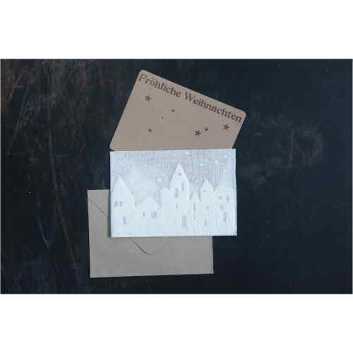 Goodoldfriends Winter Lichtpost Häuser