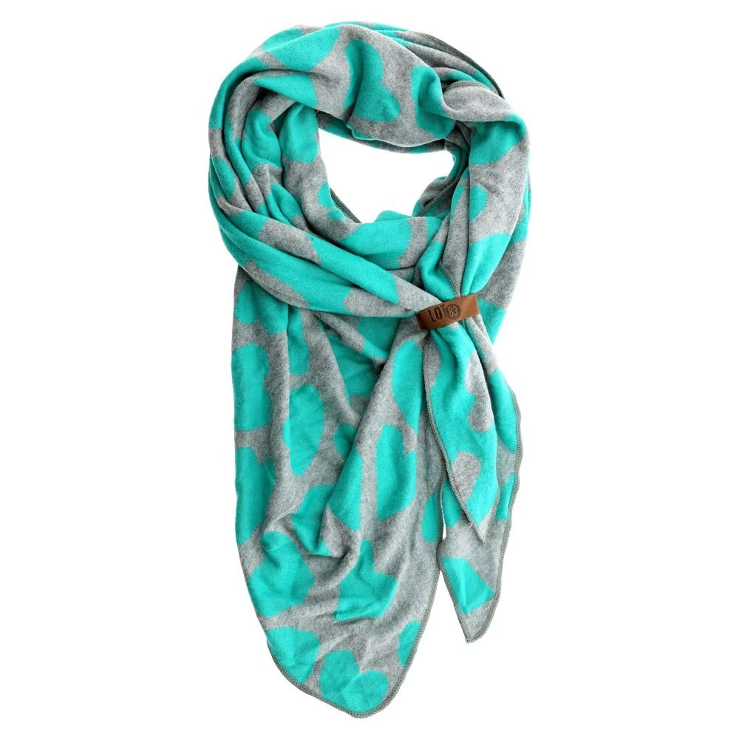 Lot83 Schal Luna Aqua