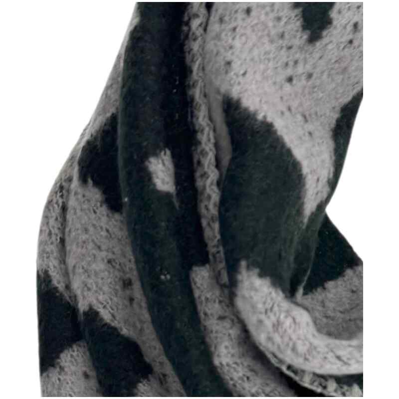 Lot83 Schal Nina Zigzag schwarz grau