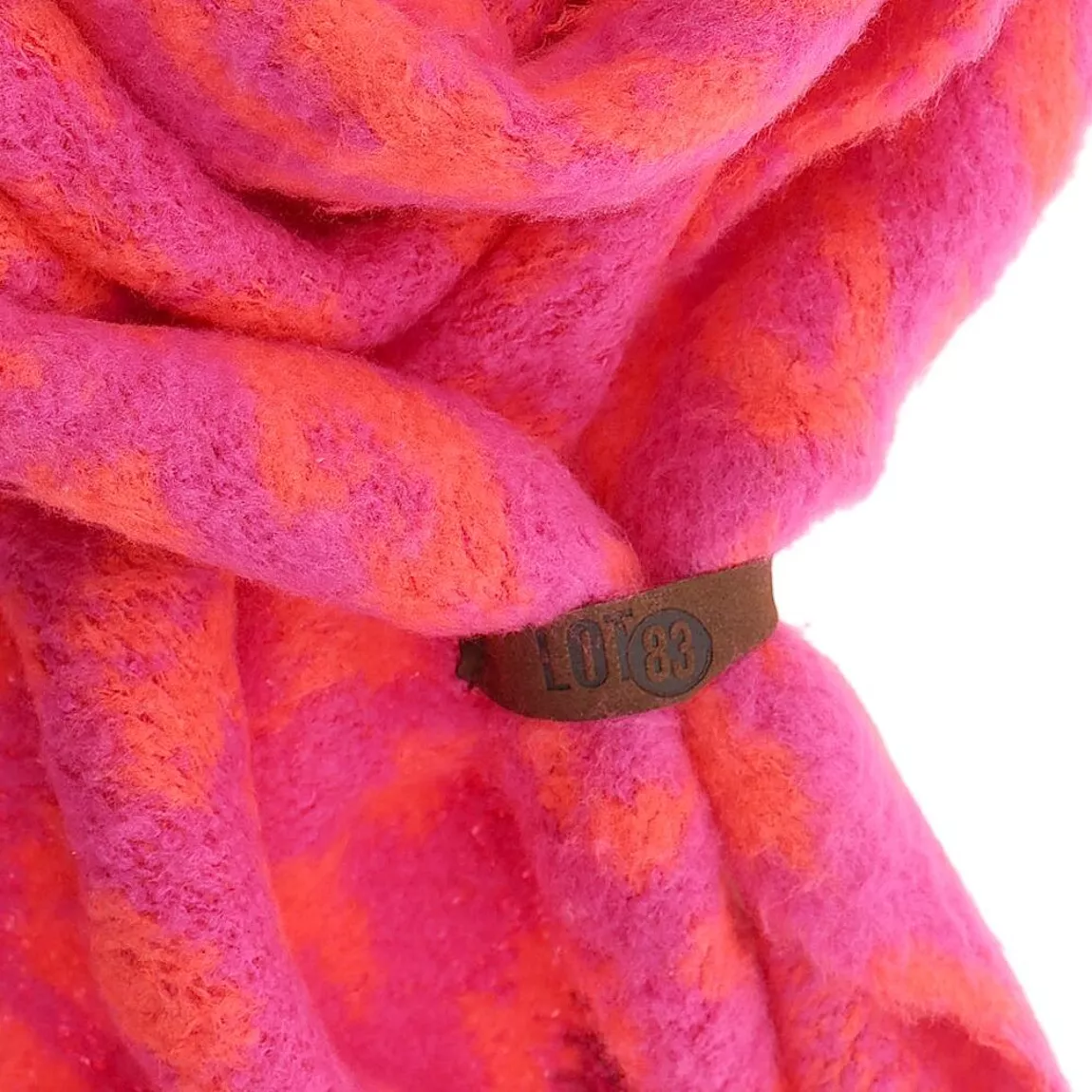 Lot83 Schal Nina Leopard Fuchsia