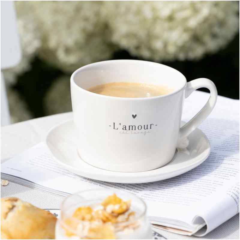 Tasse White / L'amour est savage - Imagen 2
