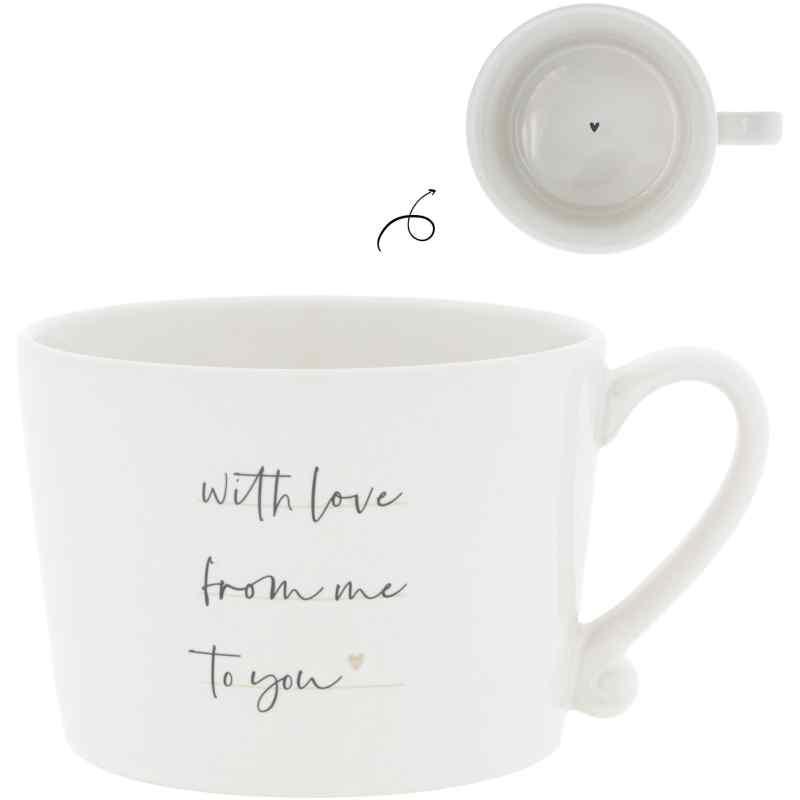 Tasse White / with love from me to you