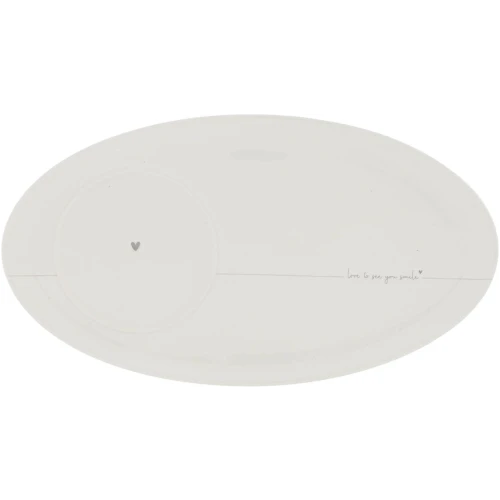 Untertasse White / Love to see you smile