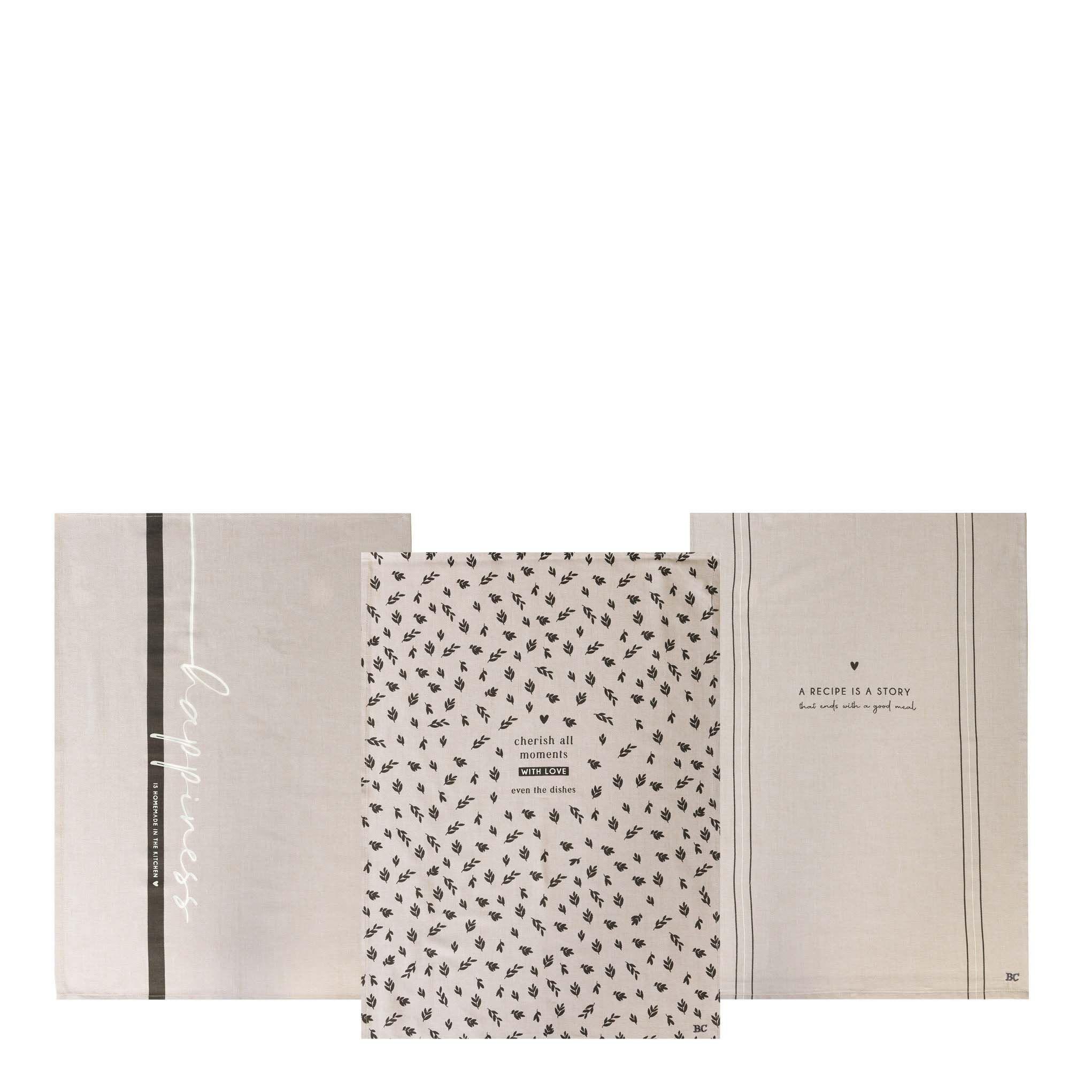 Küchenhandtuch Natural Happiness 3er Set