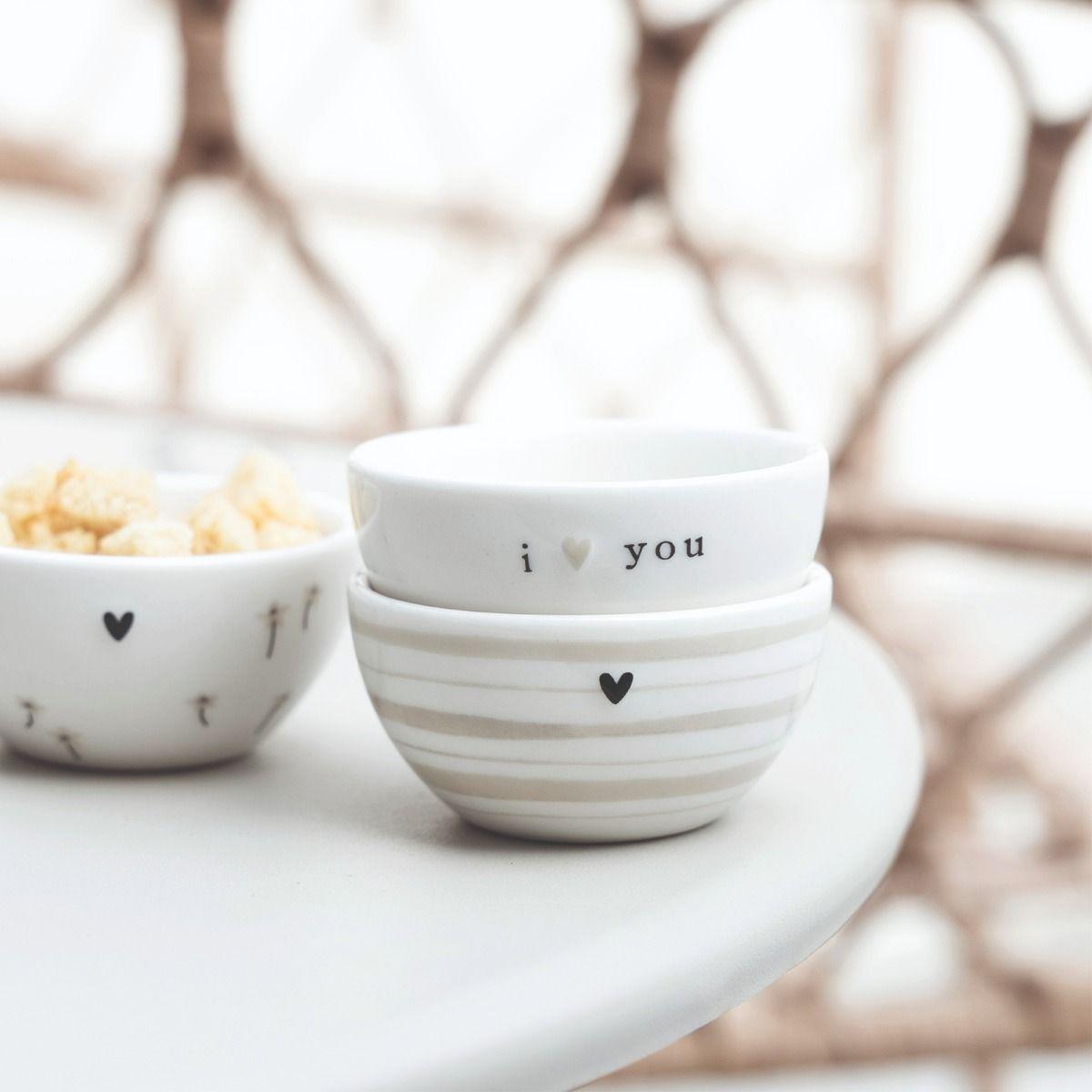 Schälchen Mini Natural Print 3 Sorten