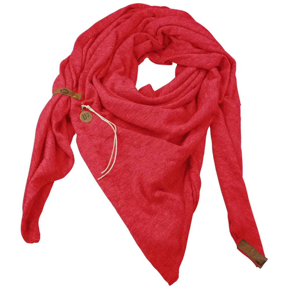 Lot83 Schal Fien rot